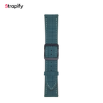Bracelet cuir style tissu 22 mm