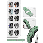 Bracelet silicone sport duo 22 mm