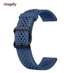 Bracelet silicone sport ventilé 22 mm