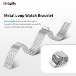 Bracelet milanais magnétique acier inoxydable 22 mm