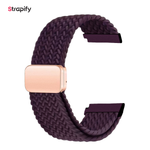 Bracelet tissu à fermeture magnétique 20 mm