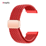Bracelet tissu à fermeture magnétique 18 mm