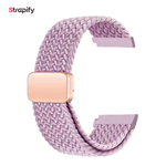 Bracelet tissu à fermeture magnétique 18 mm