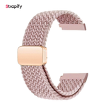 Bracelet tissu à fermeture magnétique 18 mm