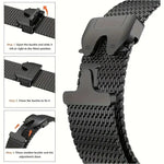 MILANAISE PREMIUM EN ACIER INOXYDABLE  22MM