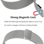 Bracelet acier inoxydable magnétique 18 mm